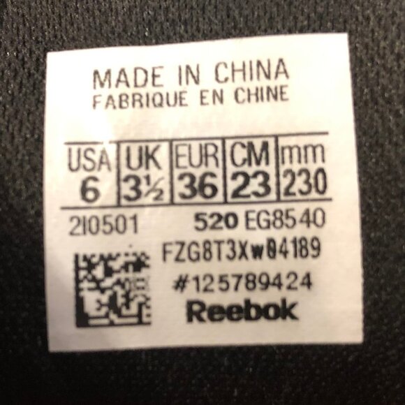 Reebok Energen Run Lace Up Running Shoes w Memory Tech Black, Gray, White Sz 6 - Picture 10 of 11